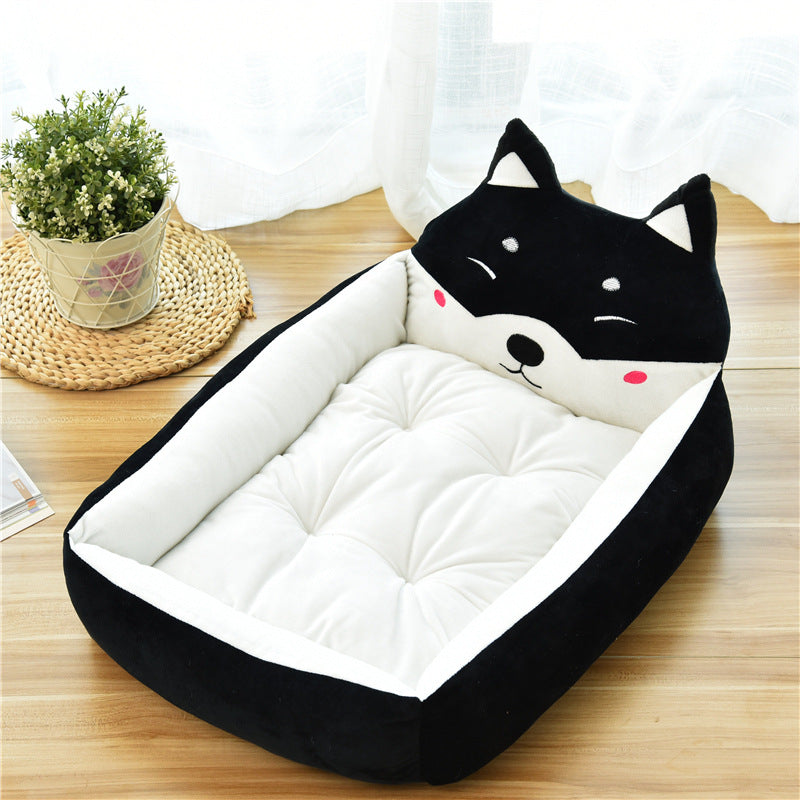 Warm Plush Pet Bed for Cats and Dogs